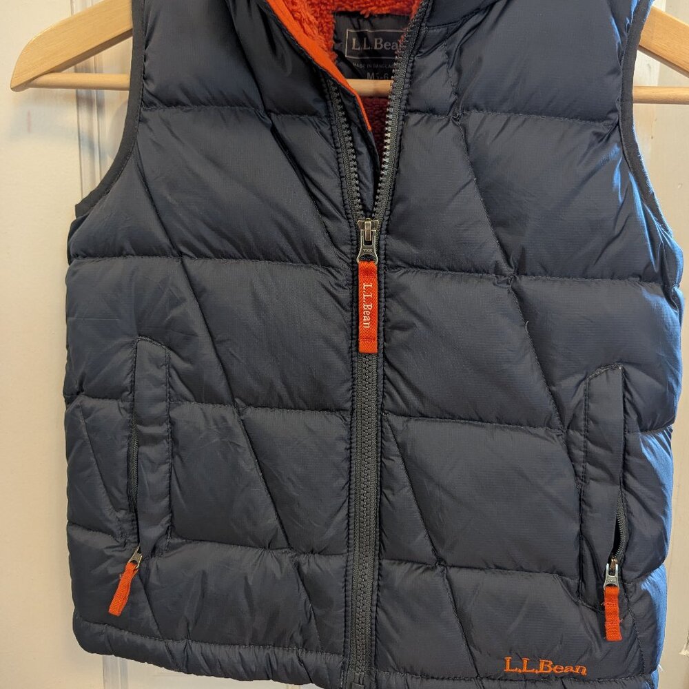 L.L. Bean fleece lined puffer vest